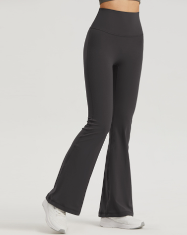 Contour Sculpt Flare Leggings – High-Waisted V-Waist Fit