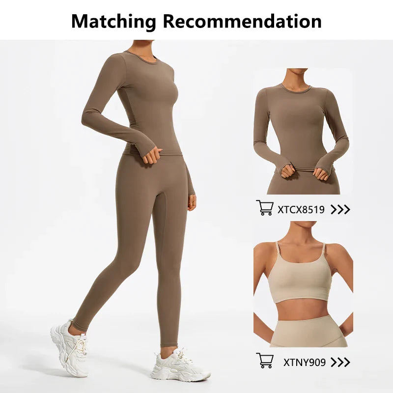 Hearuisavy High Waist Quick-Dry Yoga Leggings