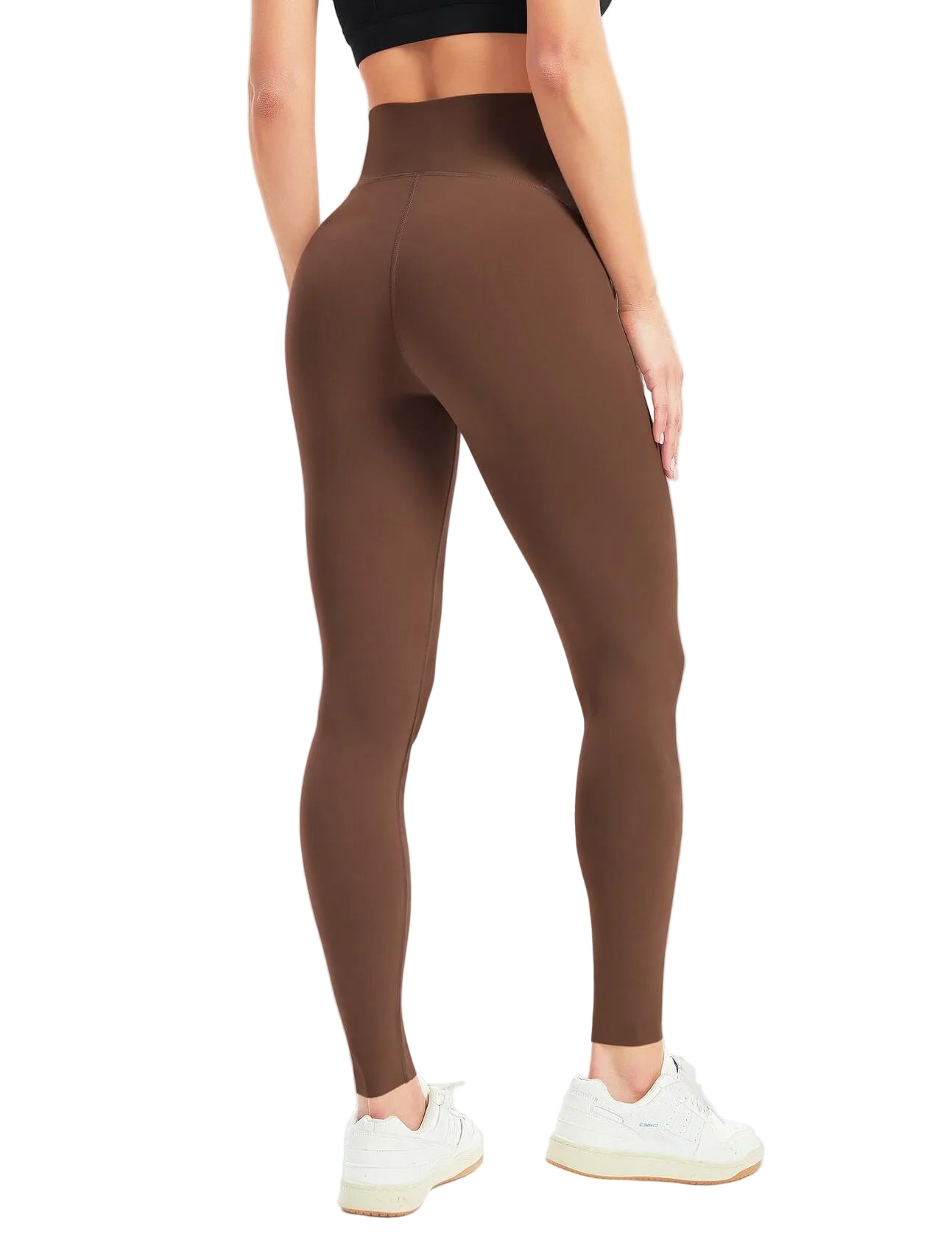 Maternity Leggings Over Belly Full Length