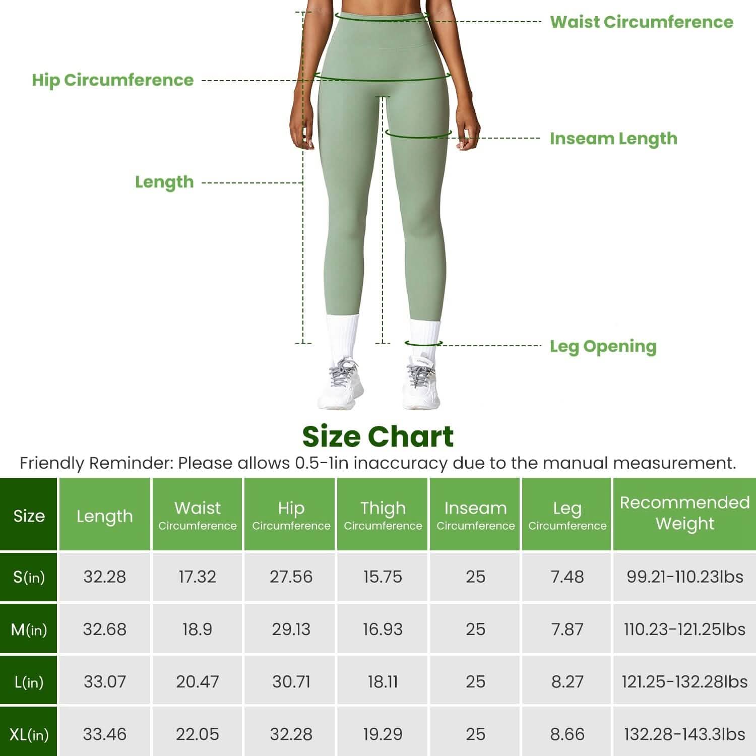 High Waisted Legging with Tummy Control Compression