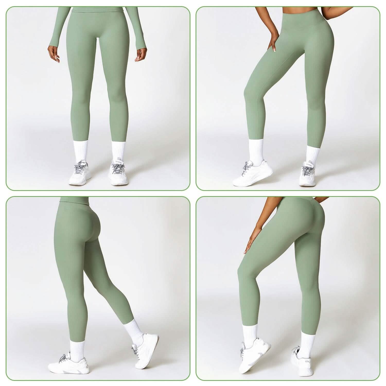 High Waisted Legging with Tummy Control Compression